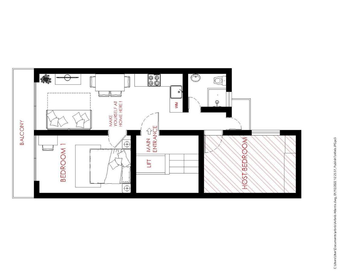 F8 1 Seaview Room, Living And Bathroom Shared , Stjulians Saint Julian's Екстериор снимка